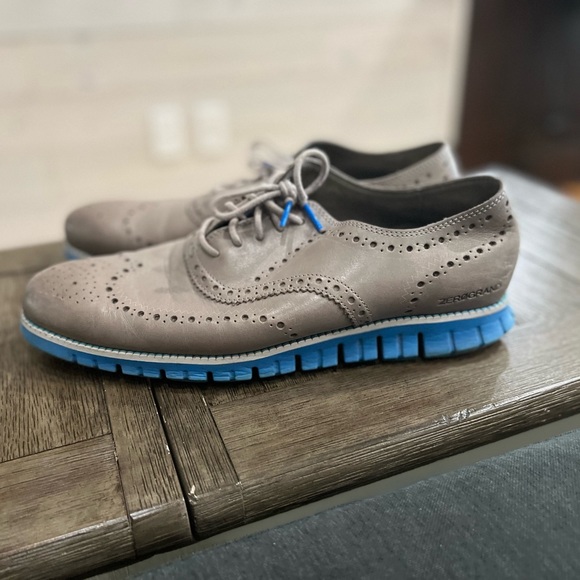 Cole Haan ZeroGrand, gray leather, size 10 1/2 - Picture 5 of 8